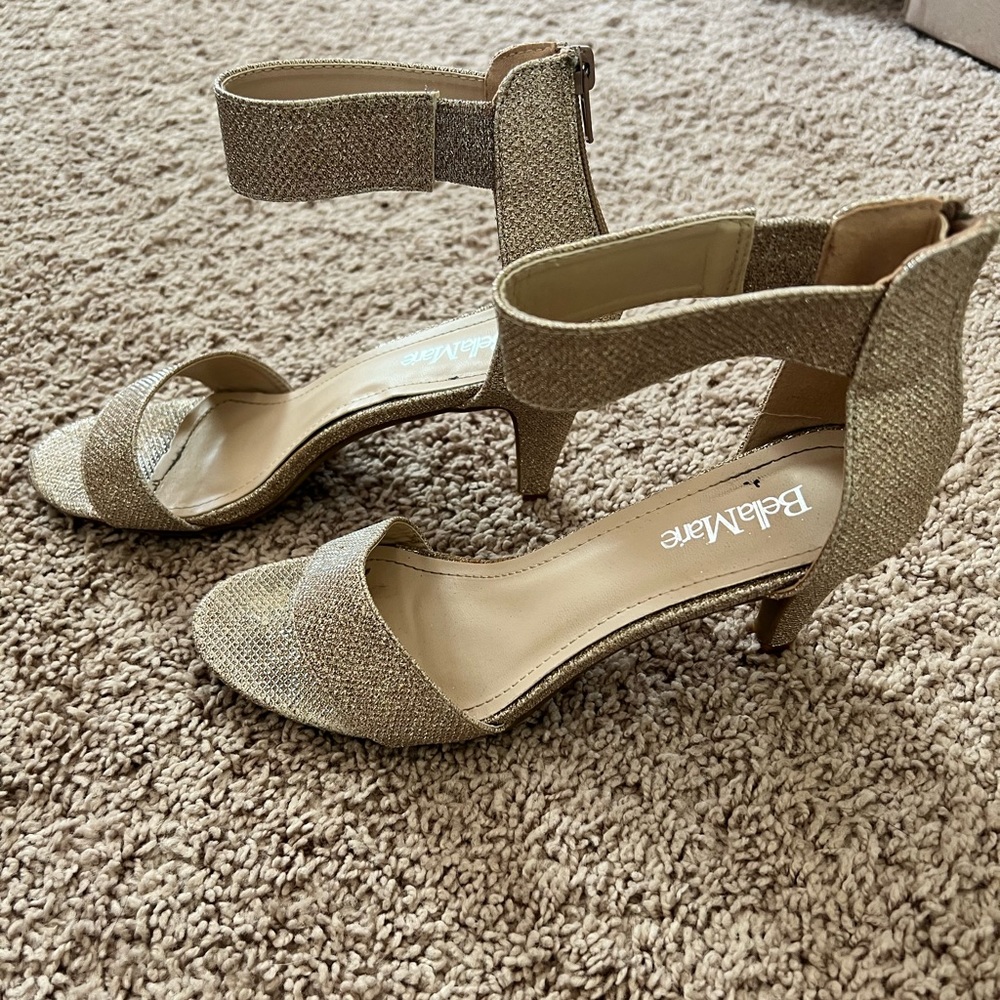 Sparkly Gold heels